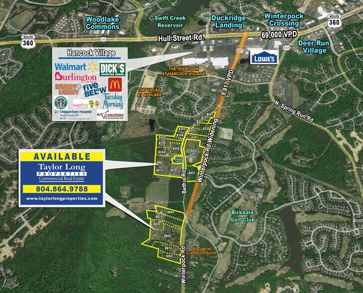 Primary Photo Of 8410 8001-8410 Bethia Rd & 8800-9000 Winterpock Rd, Chesterfield Land For Sale