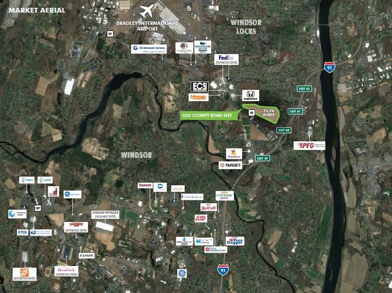 More Photos Of Old County Rd & Route 20, Windsor Locks Land For Sale