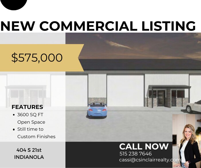 Primary Photo Of 404 21st Street, Indianola Industrial For Sale