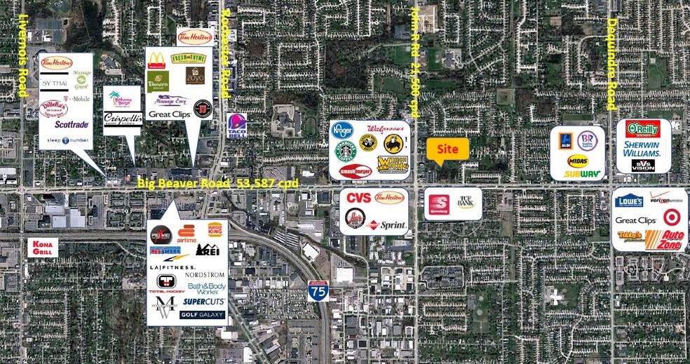 More Photos Of Big Beaver Rd, Troy General Retail For Sale