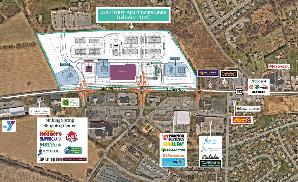 Primary Photo Of 4889 Penn Ave, Sinking Spring General Retail For Lease