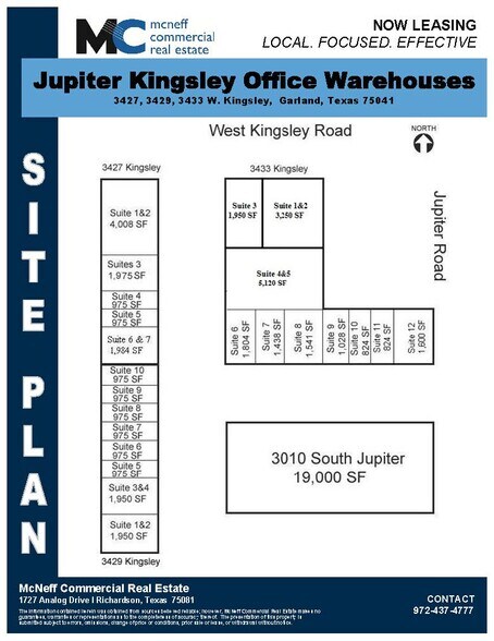 More Photos Of 3427-3433 W Kingsley Rd, Garland Unknown For Lease