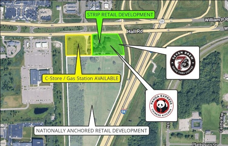 More Photos Of I-94 & Hall Road, Harrison Township Land For Lease