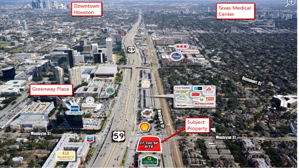 Primary Photo Of 4910 Weslayan St, Houston Land For Lease