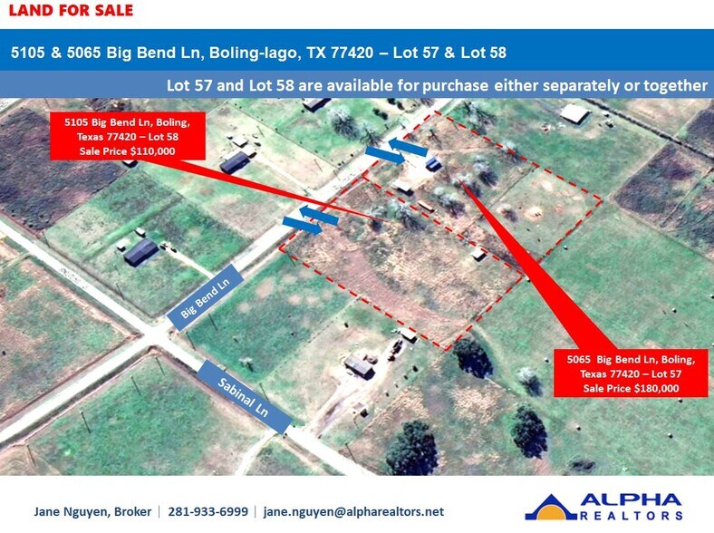 More Photos Of 5105 Big Bend Ln, Boling Land For Sale