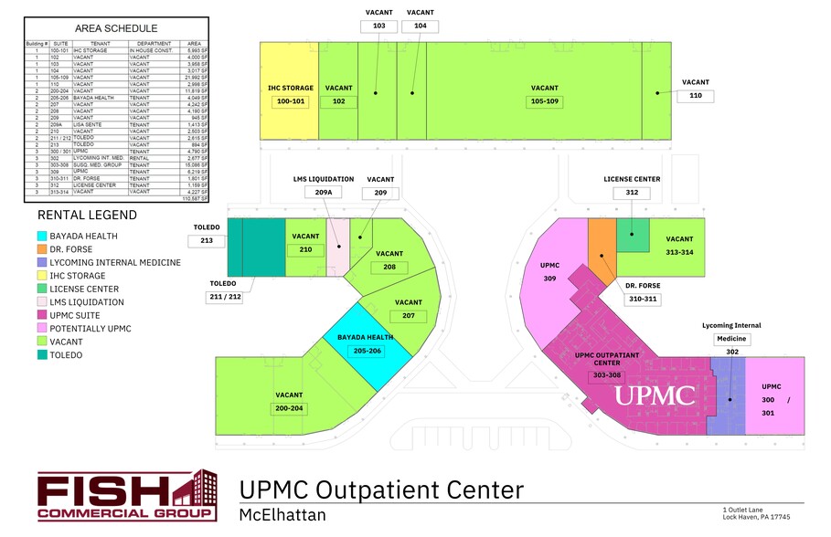 More Photos Of 1 Outlet Ln, Lock Haven Medical For Lease