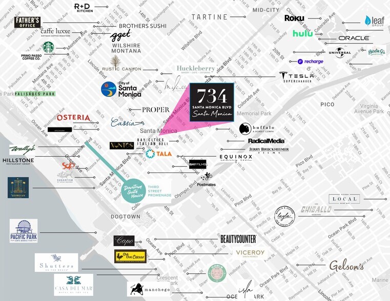 More Photos Of 718-734 Santa Monica Blvd, Santa Monica Storefront Retail Office For Lease