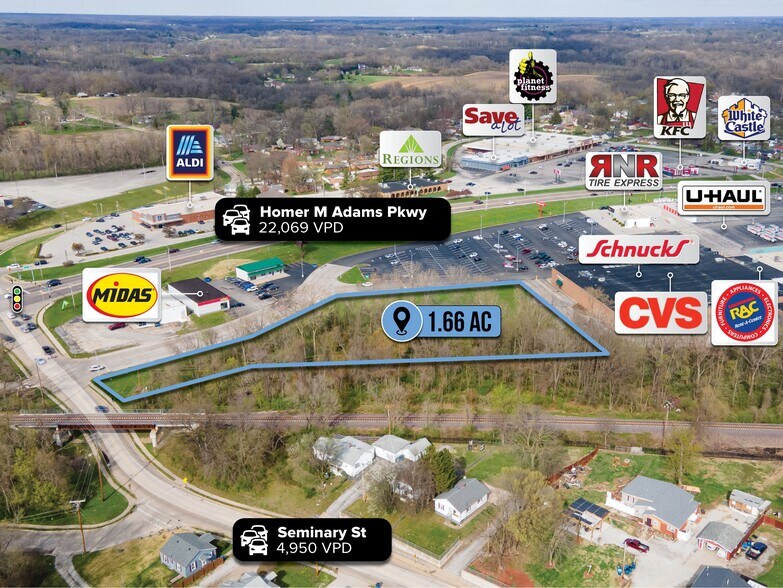 More Photos Of 2851 Homer M Adams Pky, Alton Land For Sale