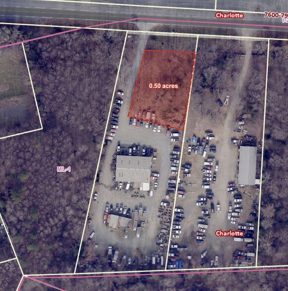 Primary Photo Of 7808 District Dr, Charlotte Land For Lease