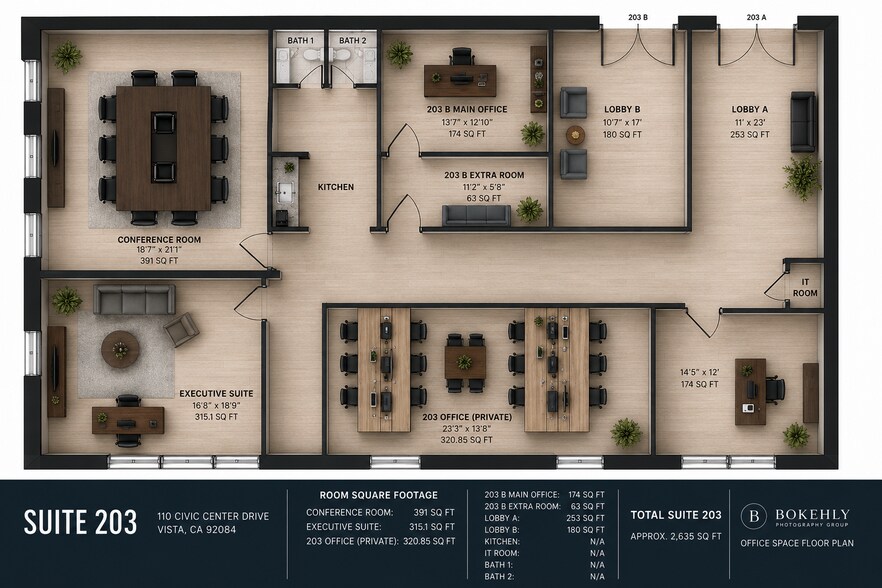 More Photos Of 110 Civic Center Dr, Vista Office For Lease