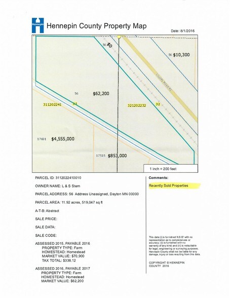 More Photos Of 17500 Territorial Rd, Osseo Land For Sale
