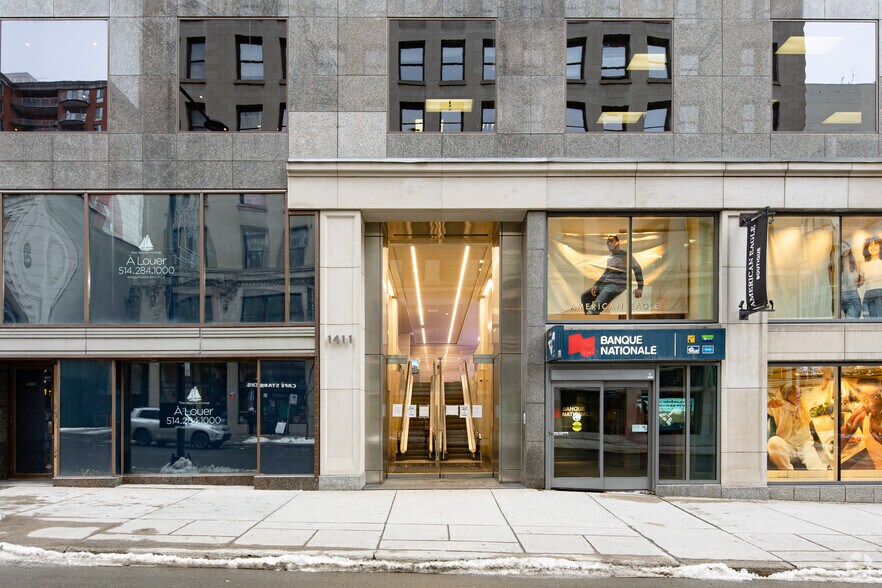 1411 Peel Rue, Montréal, QC H3A 1S5 Retail For Lease