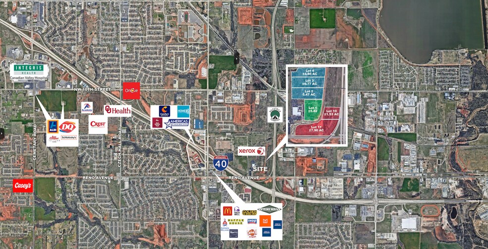 More Photos Of Auto Mall Blvd & John Kilpatrick Turnpike, Yukon Land For Sale