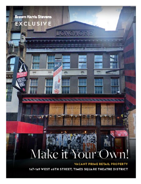 More Photos Of 147 W 46th St, New York Storefront For Sale