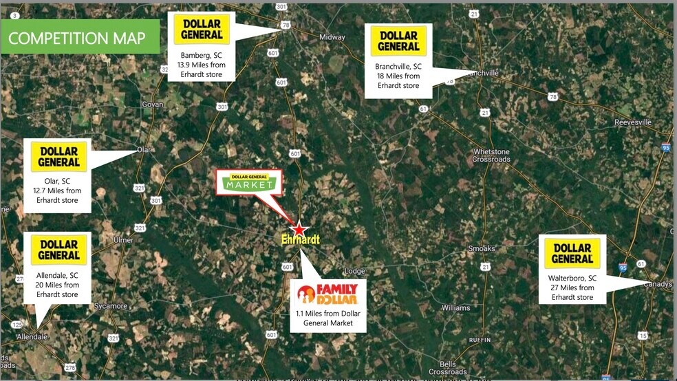 More Photos Of Broxton Bridge Rd @ New Market Street, Ehrhardt Storefront For Sale