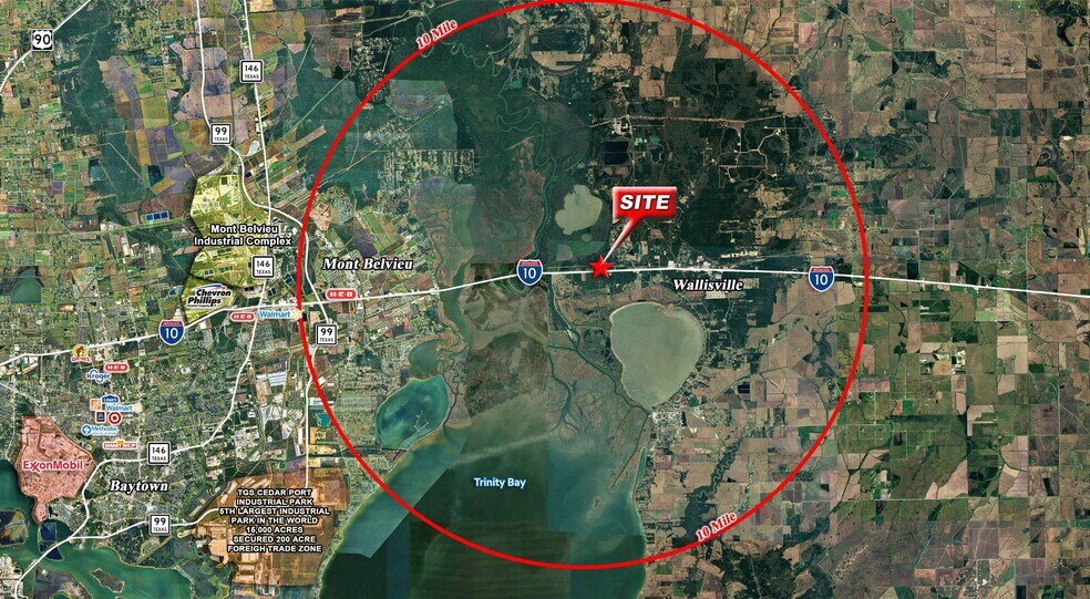 More Photos Of I-10 & Jerry Raymond Rd, Wallisville Land For Sale