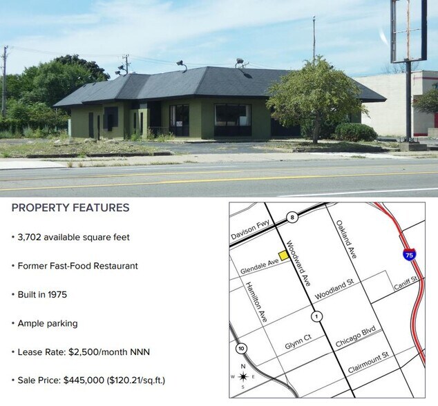 More Photos Of 12857 Woodward Ave, Highland Park Fast Food For Sale