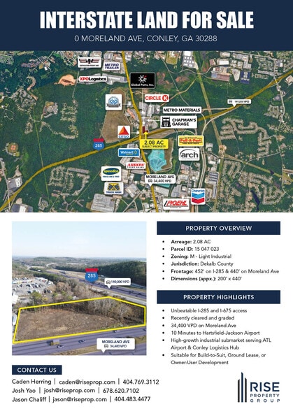 Primary Photo Of 0 Moreland Ave, Conley Land For Sale
