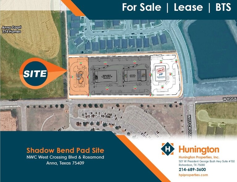 Primary Photo Of NWC West Crossing Blvd, Anna Land For Lease