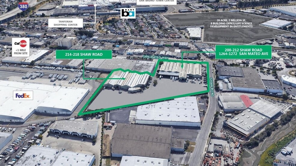 Primary Photo Of 200-212 Shaw Rd, South San Francisco Manufacturing For Lease