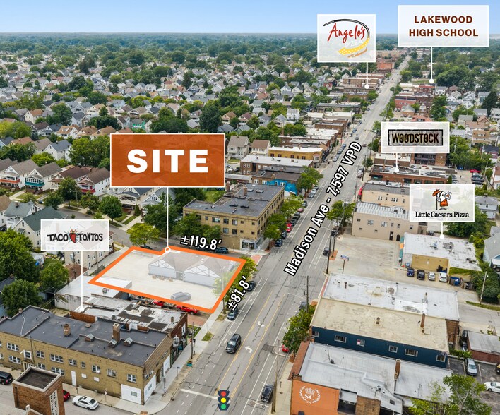 More Photos Of 13333 Madison Ave, Lakewood Freestanding For Sale