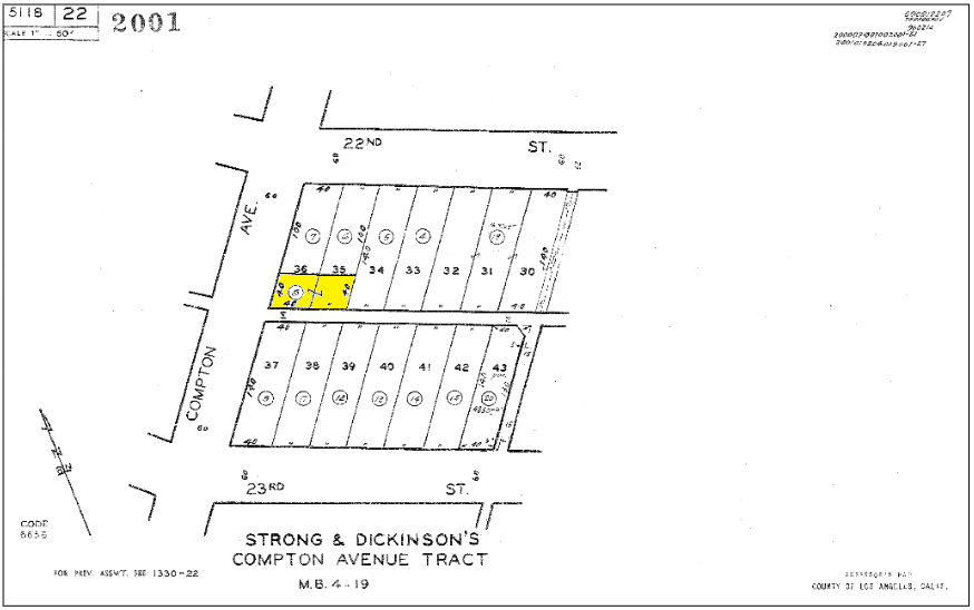 Primary Photo Of 2212 Compton Ave, Los Angeles Land For Sale