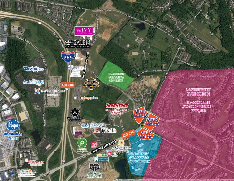 More Photos Of 13910 Old Henry Road, Louisville Land For Lease