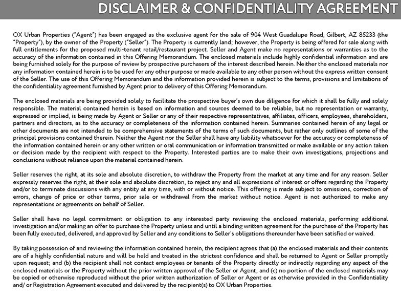 More Photos Of 904 W Guadalupe Rd, Gilbert Land For Sale