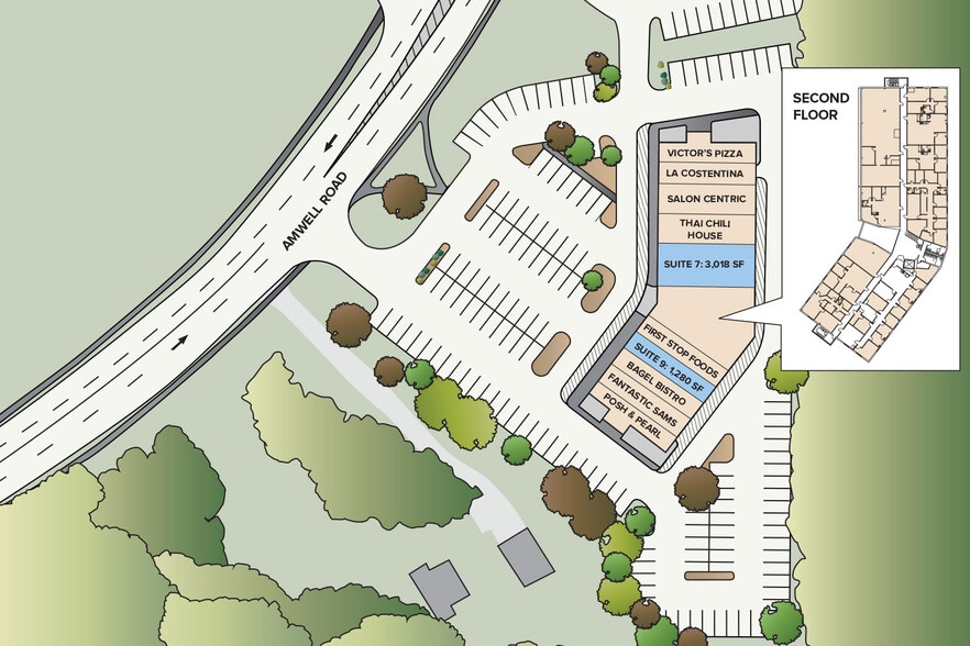 More Photos Of 450 Amwell Rd, Hillsborough Storefront Retail Office For Lease