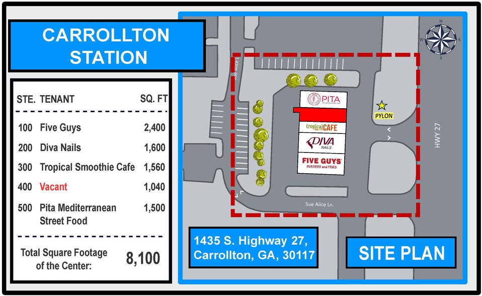 Primary Photo Of 1435 S Highway 27, Carrollton Freestanding For Lease