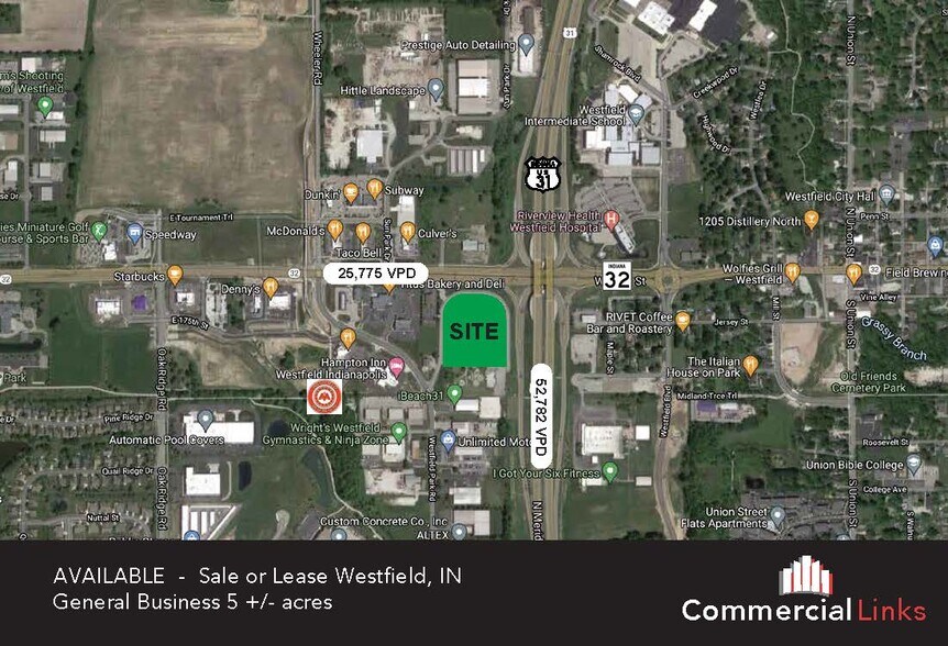 More Photos Of US 31 & SR 32, Westfield Land For Sale
