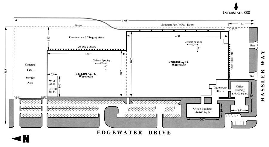 More Photos Of 7200-7240 Edgewater Dr, Oakland Warehouse For Lease