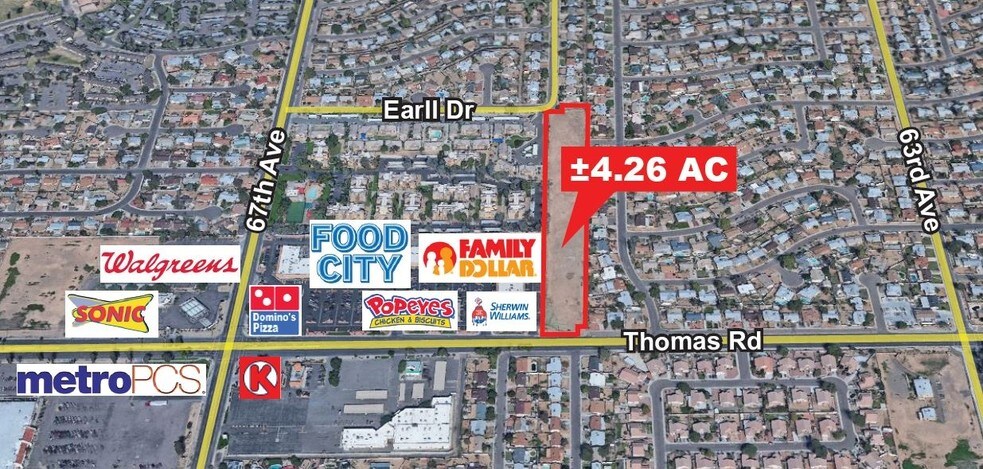 More Photos Of 6502 W Thomas Rd, Phoenix Land For Sale