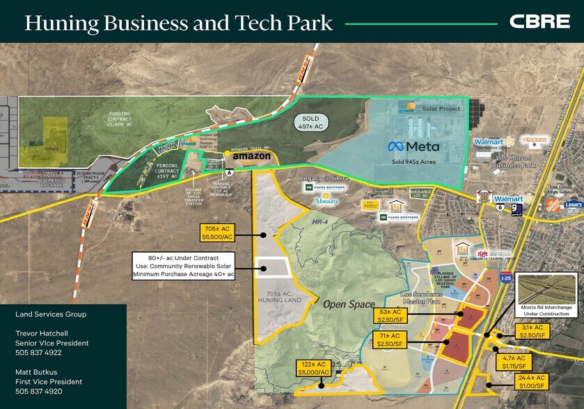 More Photos Of NW C I-25 & Morris Interchange (under const) rd, Los Lunas Land For Sale