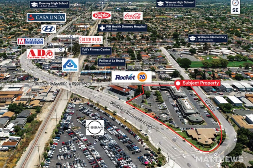 More Photos Of 7300-7340 Firestone Blvd, Downey Unknown For Lease