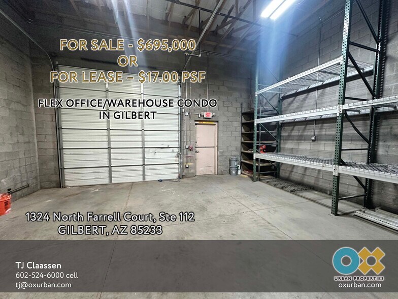 More Photos Of 1324 N Farrell Ct, Gilbert Warehouse For Sale