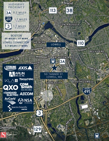 More Photos Of 50 Tanner St, Lowell Land For Lease