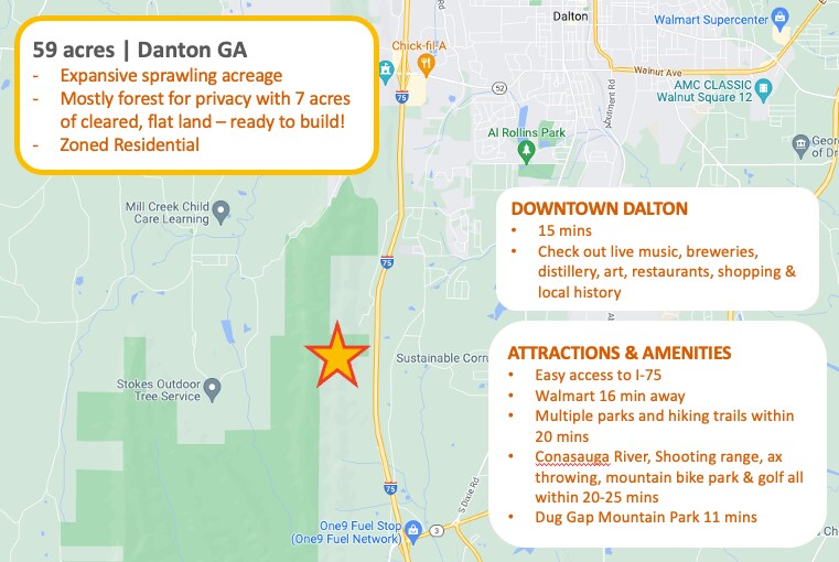 Dug Gap, Dalton, GA 30720 Land For Sale