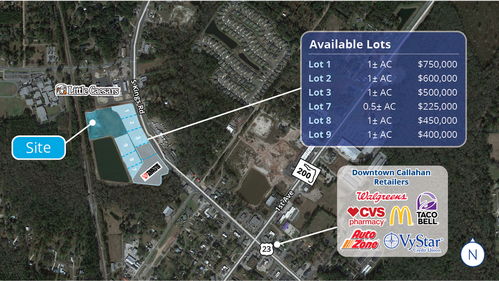 Primary Photo Of US Hwy 1 & SR 115, Callahan Land For Sale