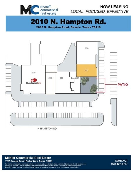 More Photos Of 2010 N Hampton Rd, DeSoto Storefront Retail Office For Lease