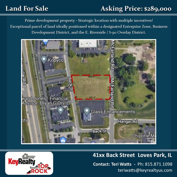Primary Photo Of 24XX W Riverside blvd @ Rockton Ave, Rockford Land For Sale