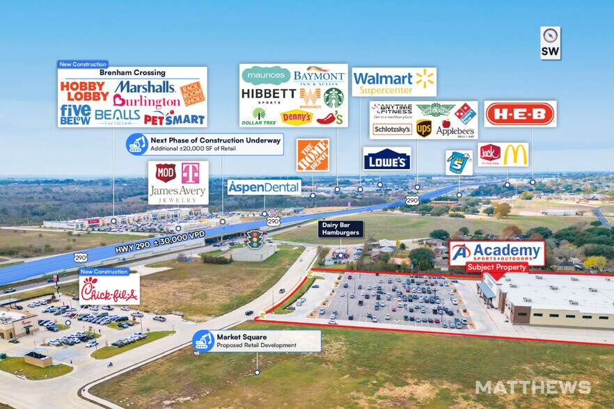 More Photos Of 1041 Nolan St, Brenham General Retail For Sale