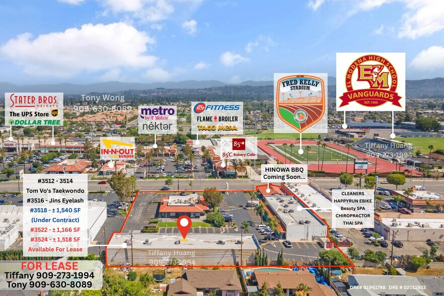 More Photos Of 3512-3538 E Chapman Ave, Orange Unknown For Lease