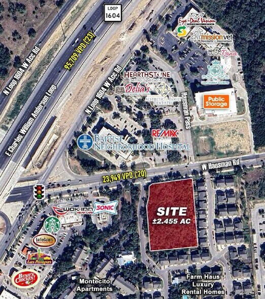 Primary Photo Of SWQ of Loop 1604 @ W Hausman Rd, San Antonio Land For Sale