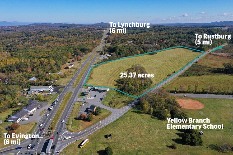 Primary Photo Of Wards @ Rt 24/Colonial Hwy, Rustburg Land For Sale