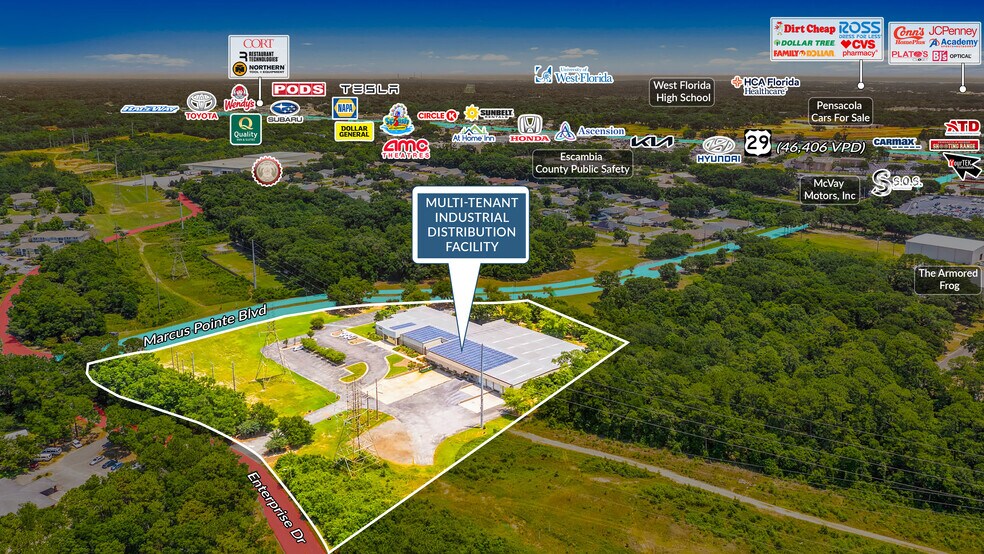 More Photos Of 6020 Enterprise Dr, Pensacola Distribution For Sale