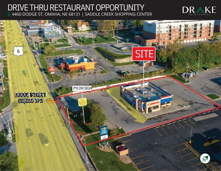 More Photos Of 4460 Dodge St, Omaha Fast Food For Lease