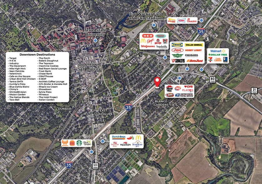 More Photos Of 910 N Interstate 35, San Marcos Freestanding For Sale