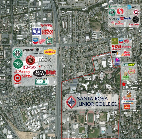 More Photos Of 1620 Mendocino Ave, Santa Rosa Storefront Retail Office For Lease