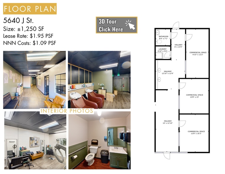 More Photos Of 5640-5644 J St, Sacramento Storefront Retail Office For Lease